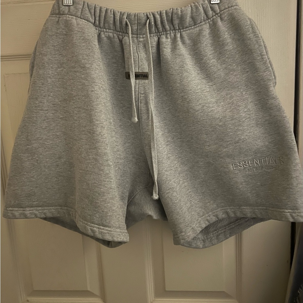 Essentials Gray Sweat Shorts